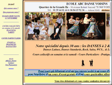 Tablet Screenshot of abcdanse-voisins.com